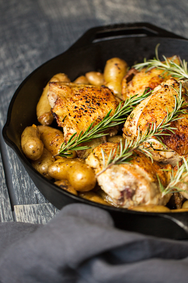 Honey Mustard and Rosemary Chicken Close