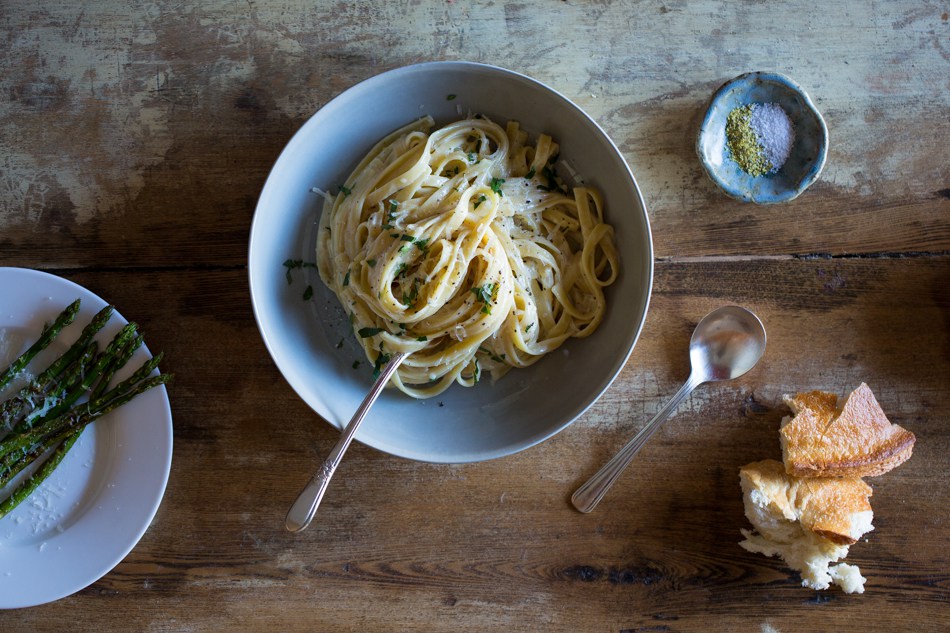 Lemon Pepper Fettuccine