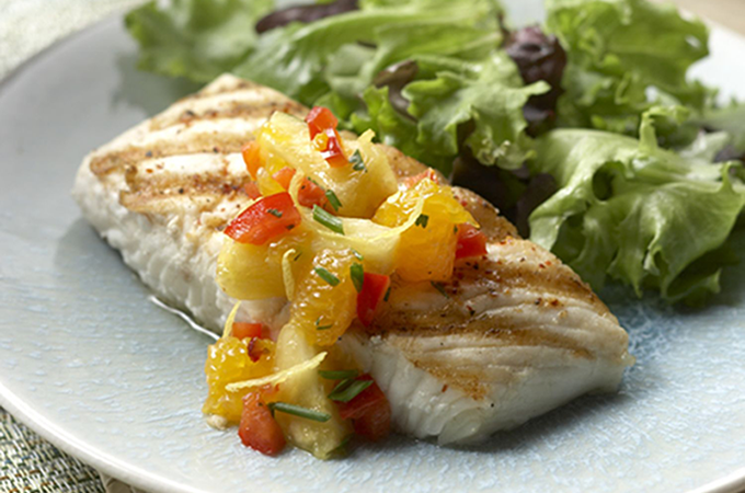 Grilled Halibut