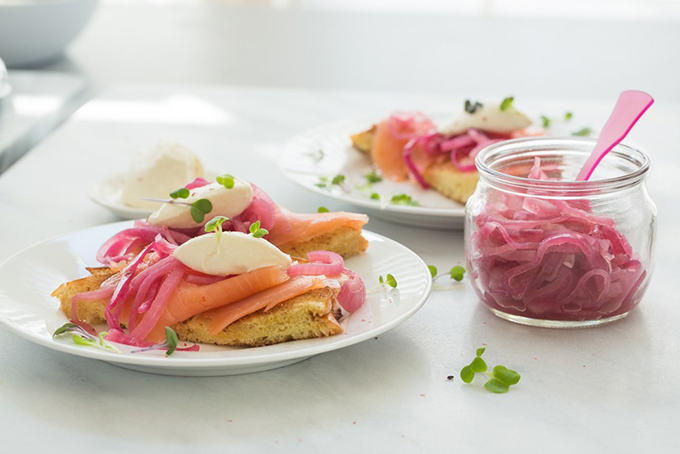 Salmon Tartine
