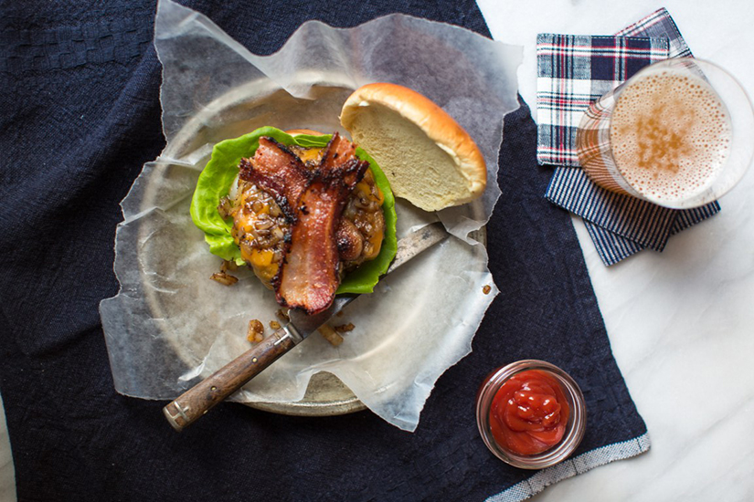 Whiskey Cheddar Burgers