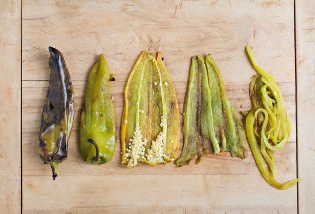 Hatch Chili Cutting Process