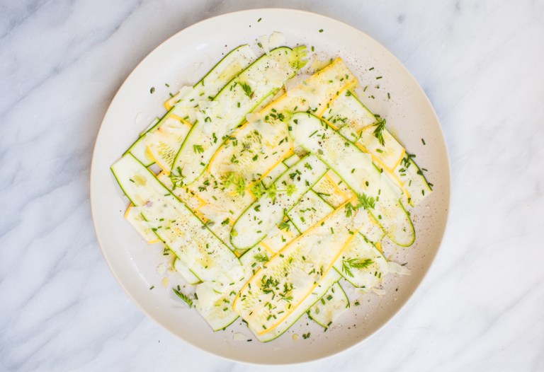 Summer Squash Carpaccio