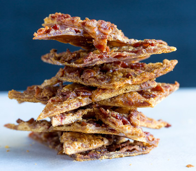 Maple Caramel Bacon Crack Stack