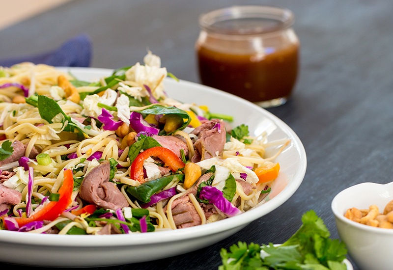 Asian Beef and Noodle Salad