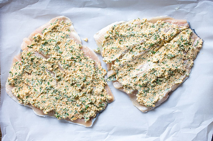 Almond Crusted Trout