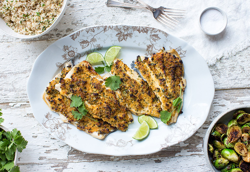 Almond Crusted Trout