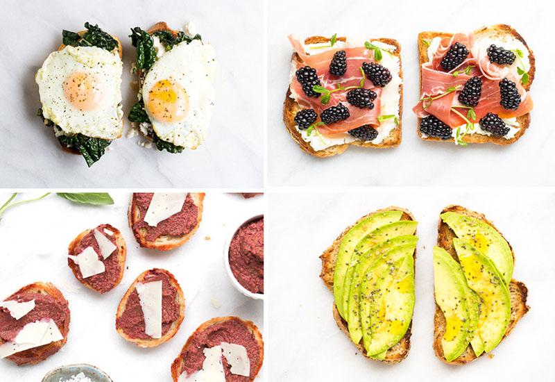 Four New Ways to Top Your Toast