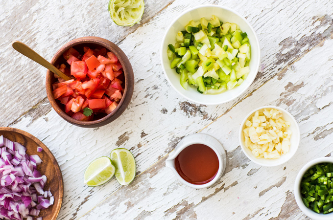 tomatoes and onions in bowl