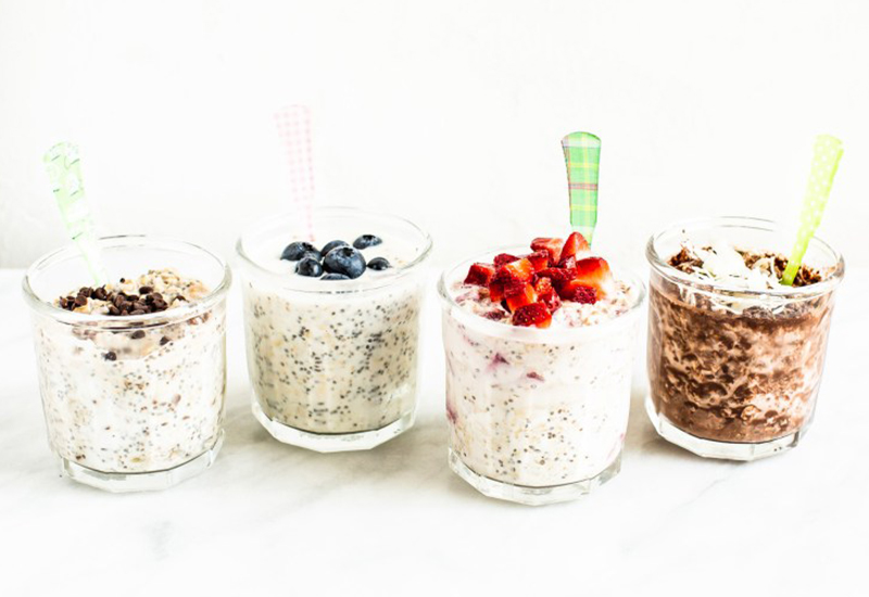 Easy Overnight Oats 4 Ways