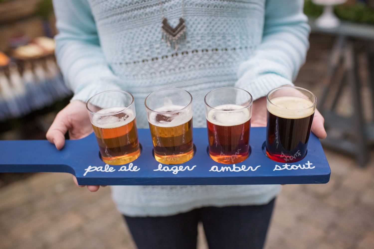 DIY Beer Tasting Paddle