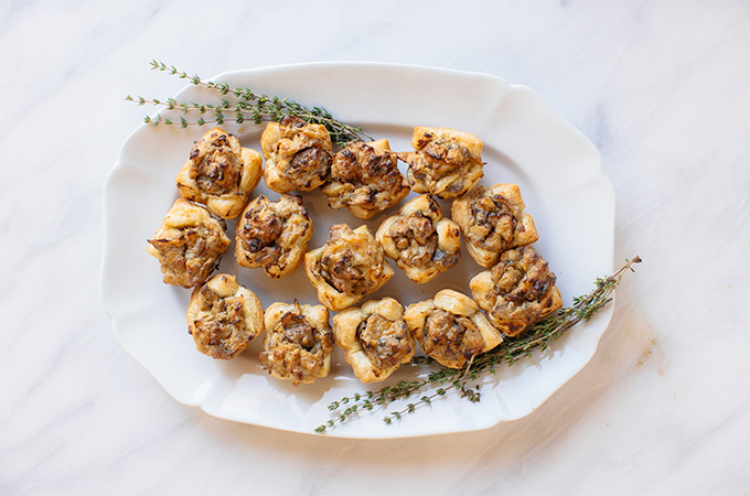 Hot Mushroom Pastry