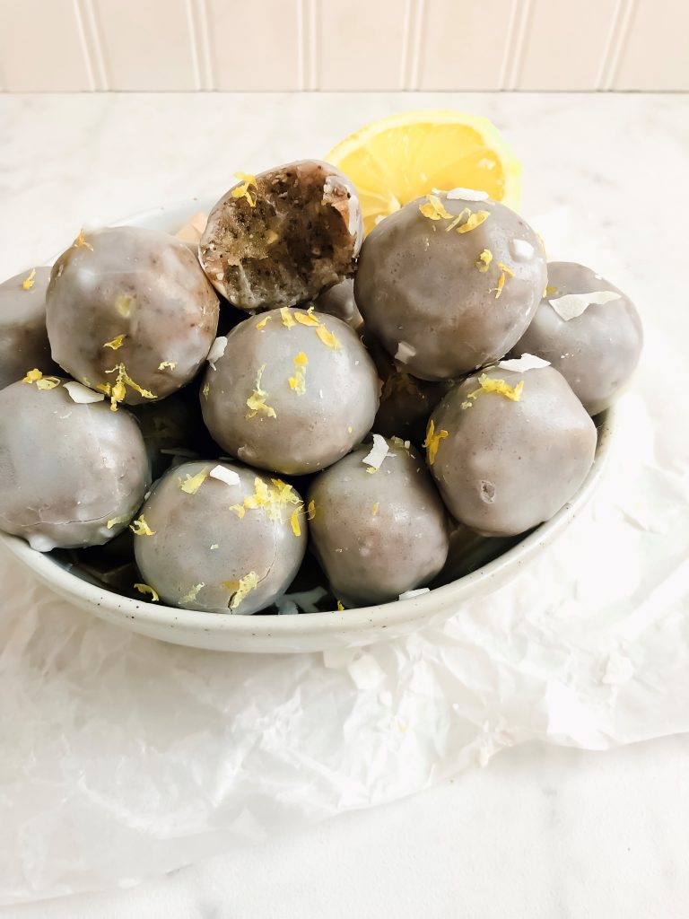 Lemon Poppy Seed Donut Holes