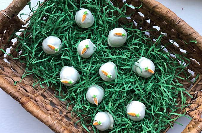 Carrot Cake in Basket