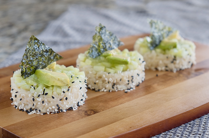 Cucumber Avocado Sushi