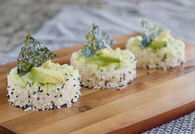 Cucumber Avocado Sushi