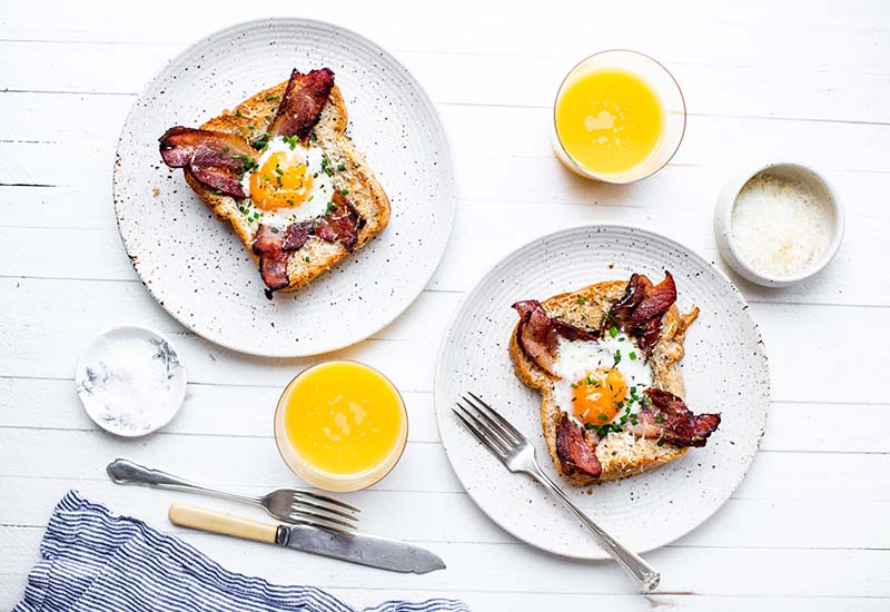 Sheet Pan Egg in a Hole