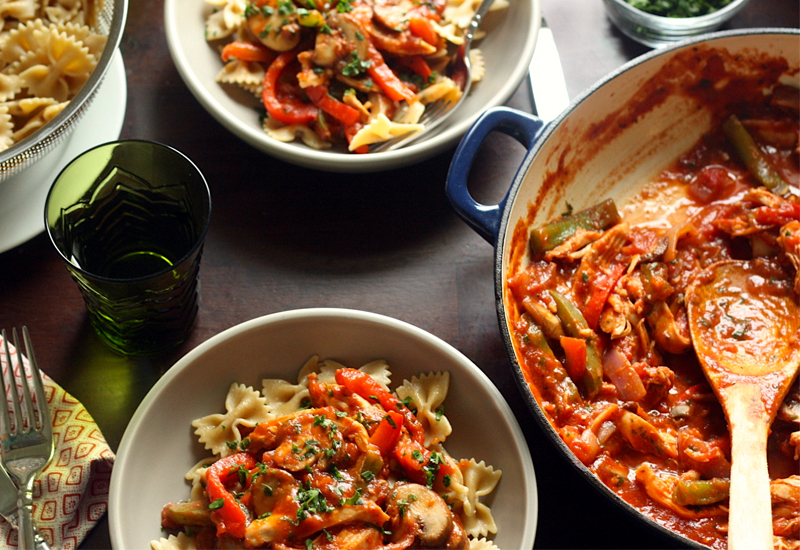 What’s For Dinner? Weeknight Chicken Cacciatore