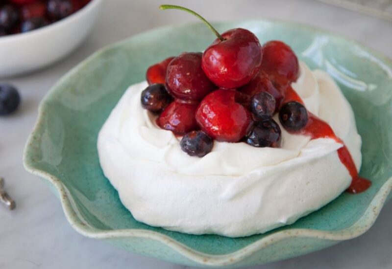 Cherry Berry Meringues