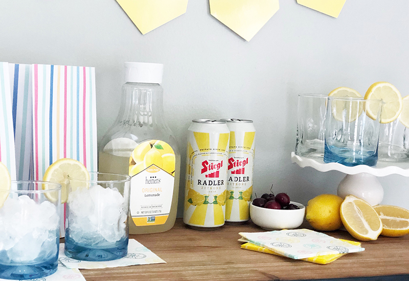 Perfectly Refreshing Summertime Beer and Lemonade Shandy