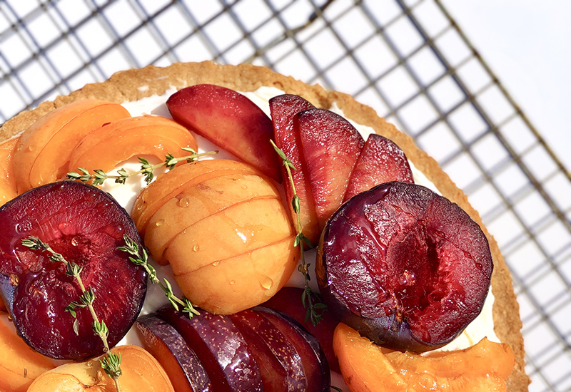 Plumcot Tart