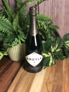 Argyle Brut wine bottle