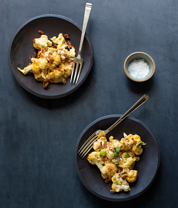 Cheesy Cauliflower Bake in Bowls