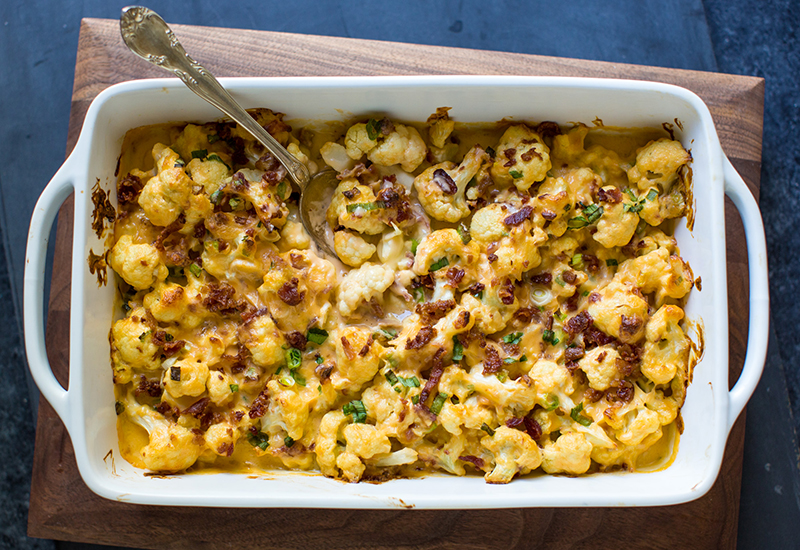 Cheesy Cauliflower Bake