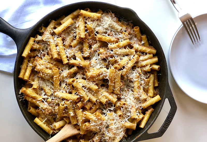 Chipotle Pumpkin Pasta Baked Ziti