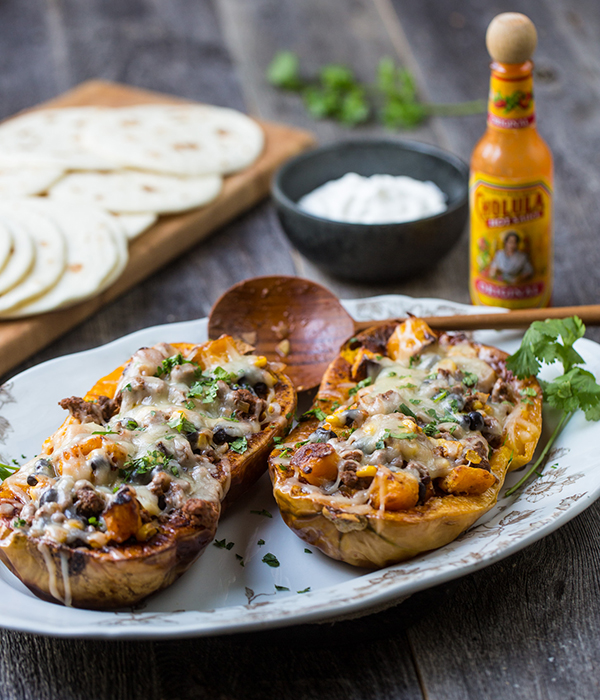 Butternut Squash Burrito Bowl Finished