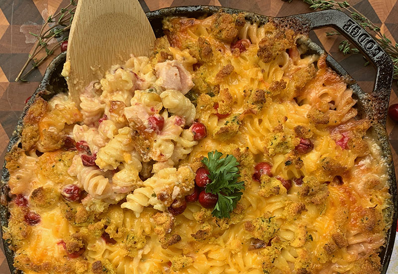 Thanksgiving Leftover Macaroni and Cheese