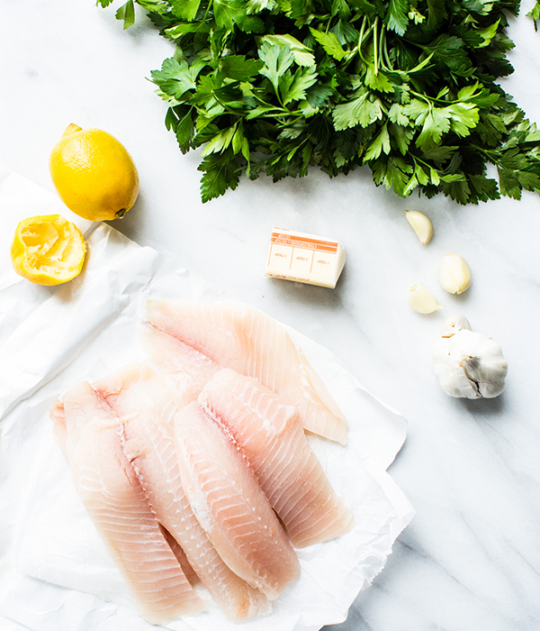Garlic Lemon Butter Tilapia Ingredients