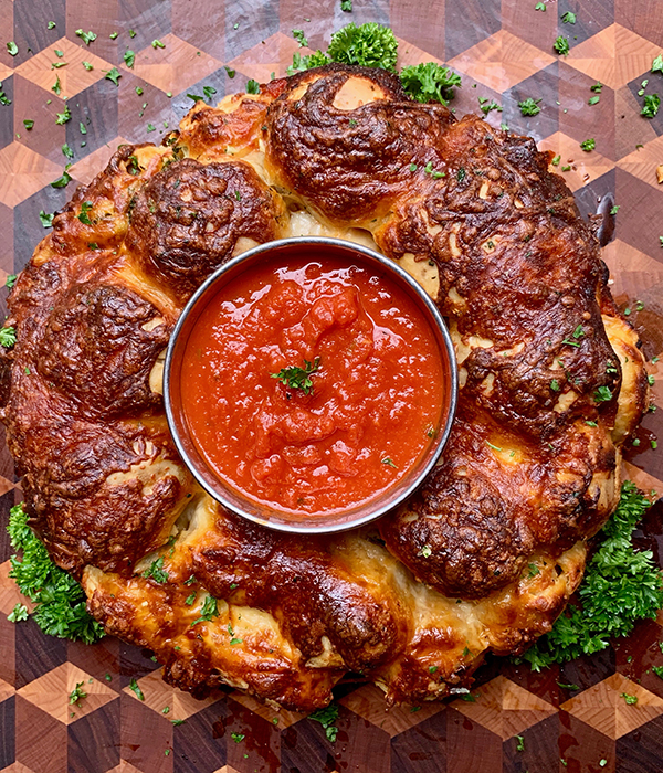 Pull-Apart Meatball Bake