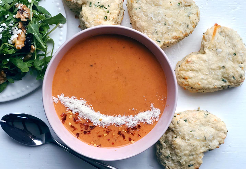 Heinen’s Fondue Cheese and Chive Scones