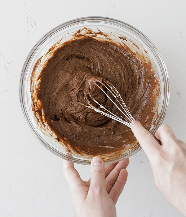 Guinness Chocolate Cupcakes with Cream Cheese Frosting_Mixing Batter