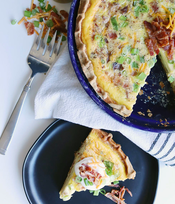 Loaded Baked Potato Quiche