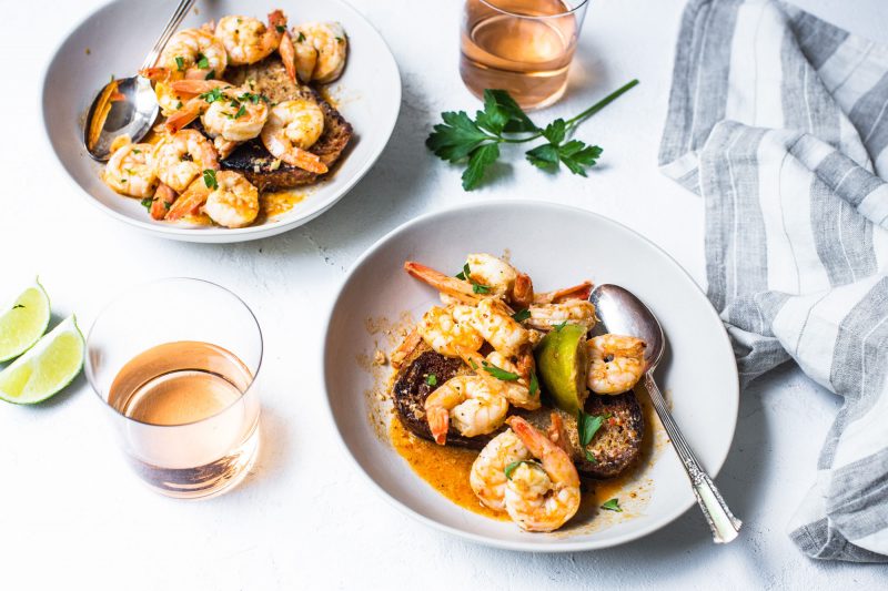 Perfect Pairing: Rosé Wine with a Buttery Shrimp Scampi