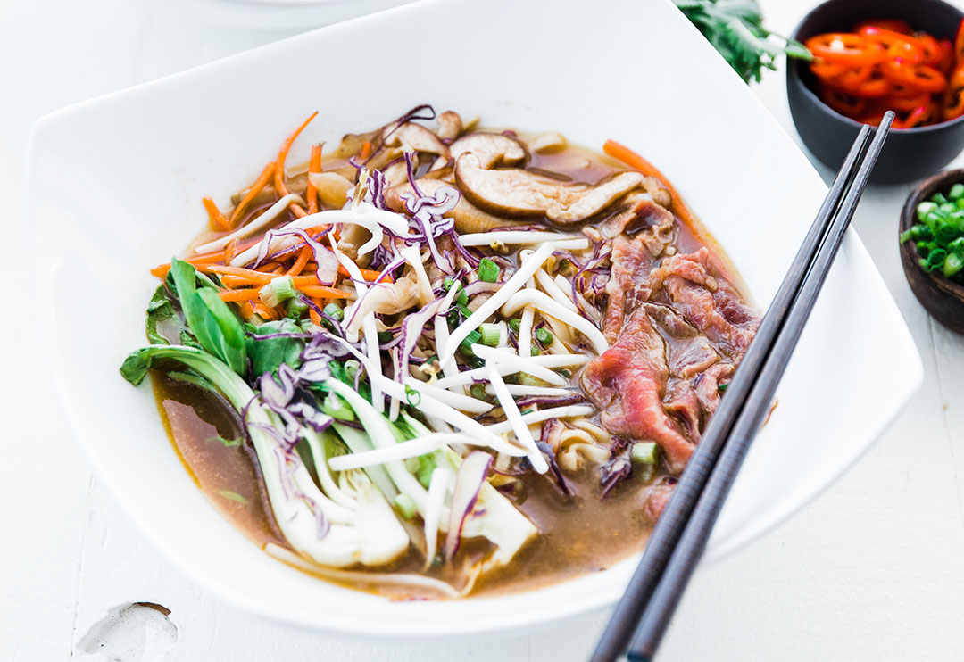 Ramen Noodle and Beef Pho Recipe