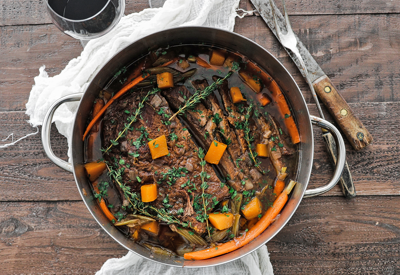 Wine-Braised Brisket