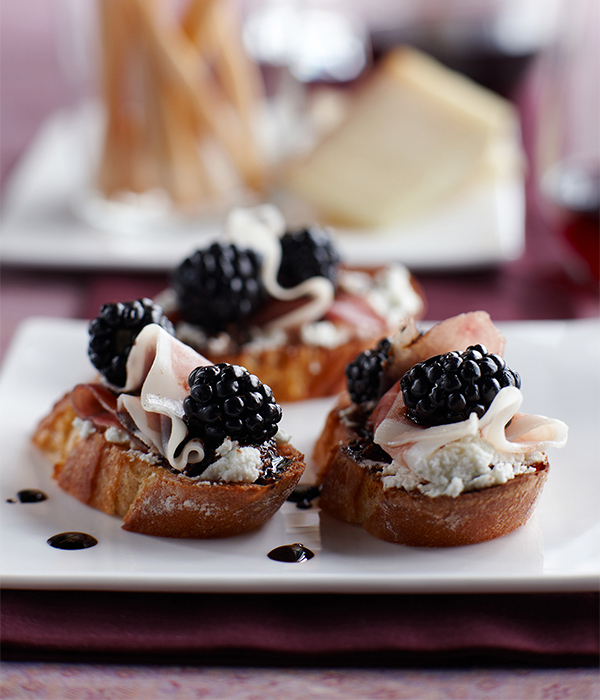 Blackberry Prosciutto Appetizer