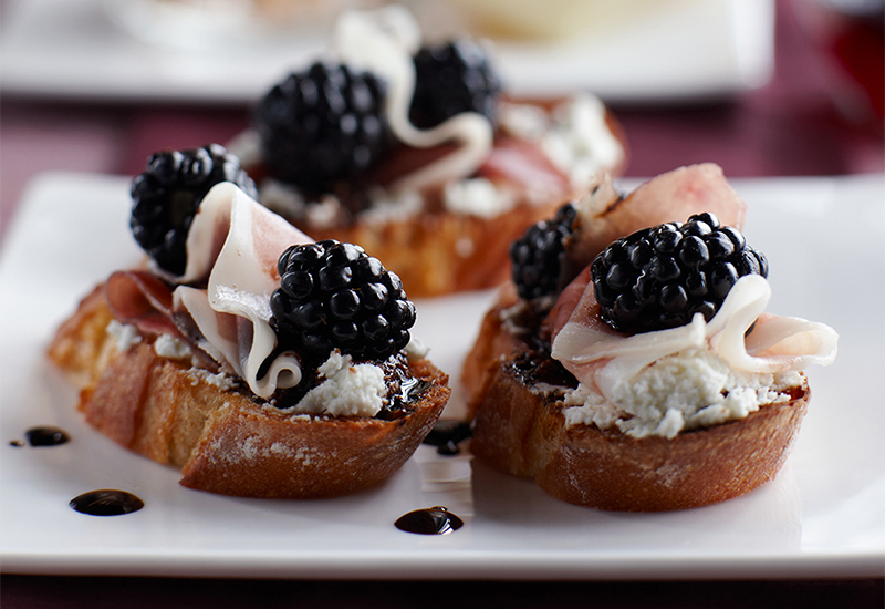 Blackberry Prosciutto Appetizer