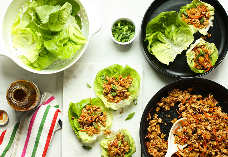 What’s For Dinner? Asian Turkey Lettuce Wraps