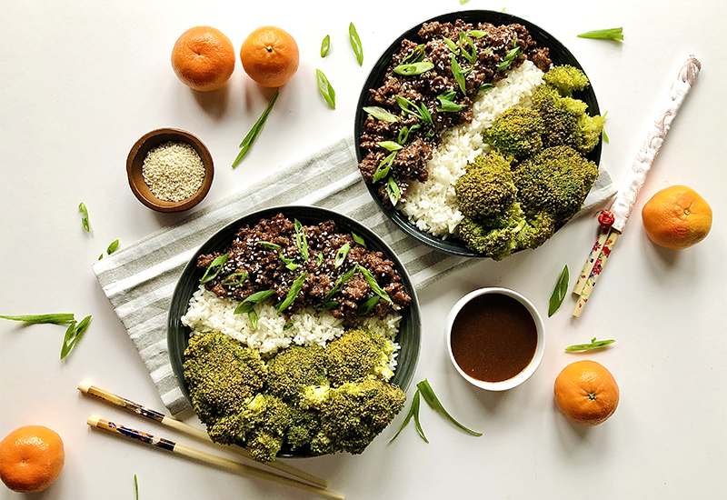 Chinese Beef and Broccoli Bowls