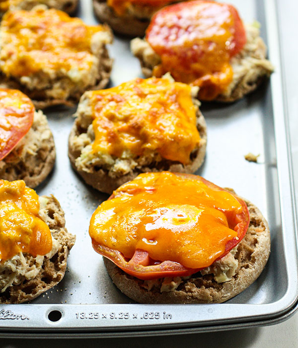 Diner-Style Tuna Melts on Pan