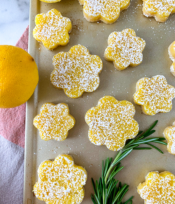 Rosemary Lemon Bars