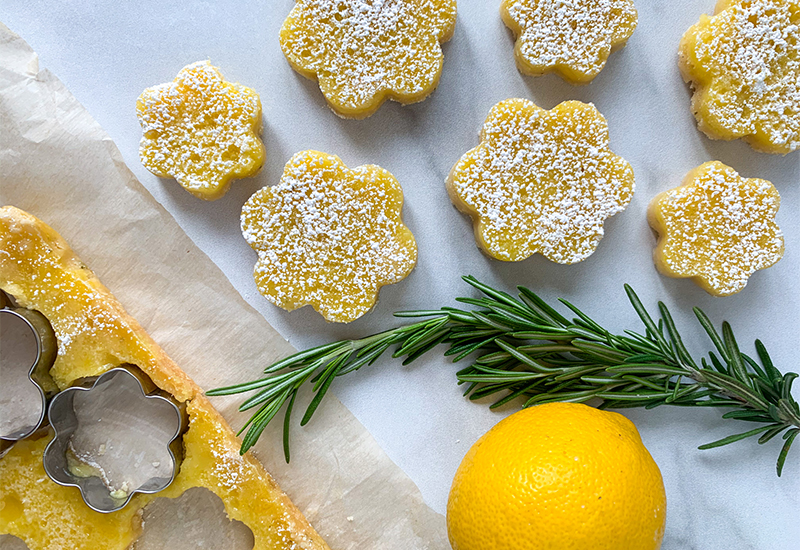 Rosemary Lemon Bars