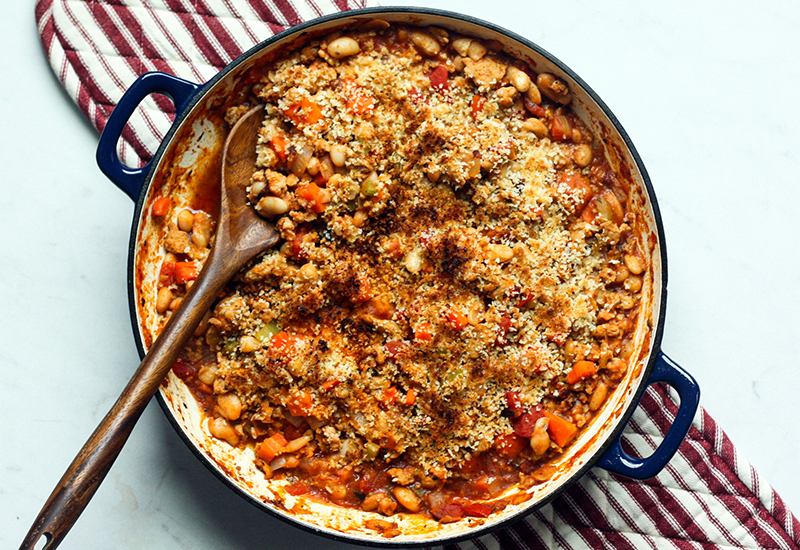 Sausage and White Bean Skillet