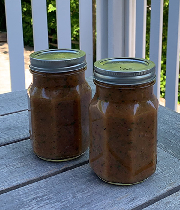 Grilled Peach Salsa
