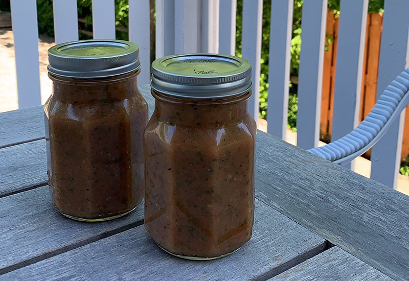 Grilled Peach Salsa
