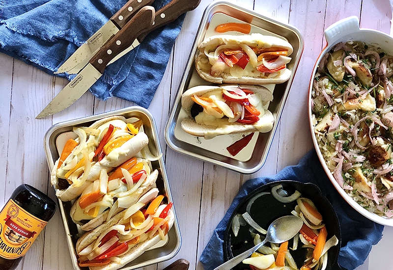 Philly Cheese Brats
